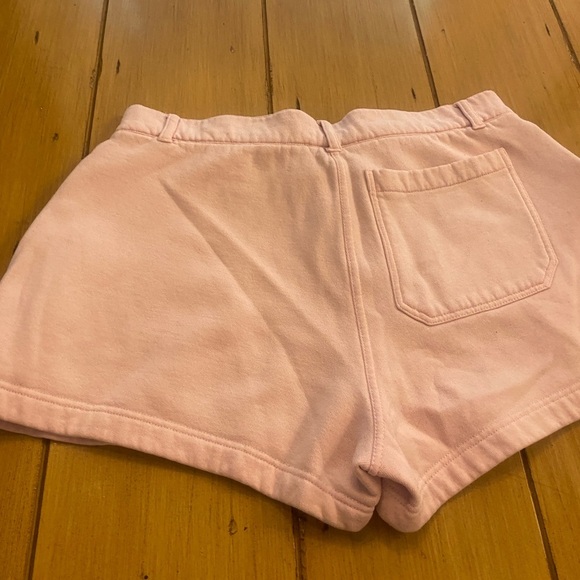 Helmut Lang Women’s Pink Shorts Drawstring zipper pockets size 10 - Picture 2 of 16
